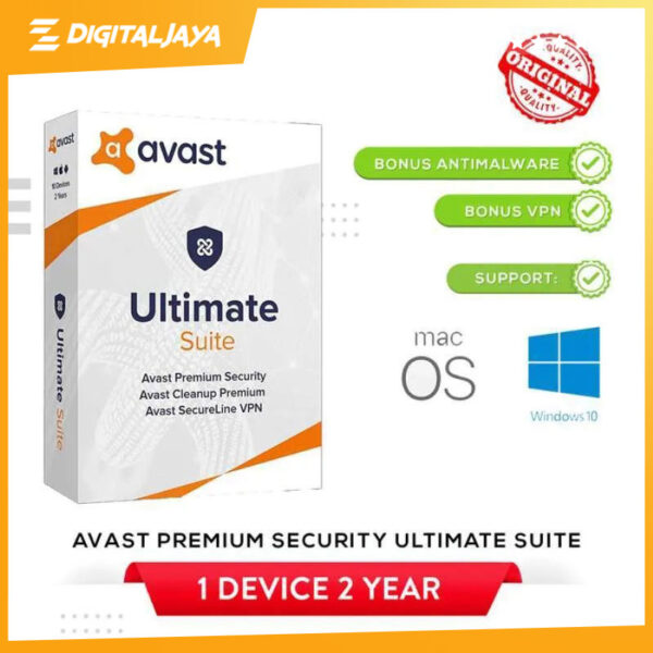 Antivirus Avast Premium Security Ultimate Suite 1 Device 2 Year