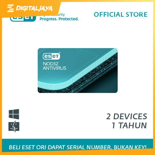 Antivirus Eset NOD32 - 2 Device 1 Tahun