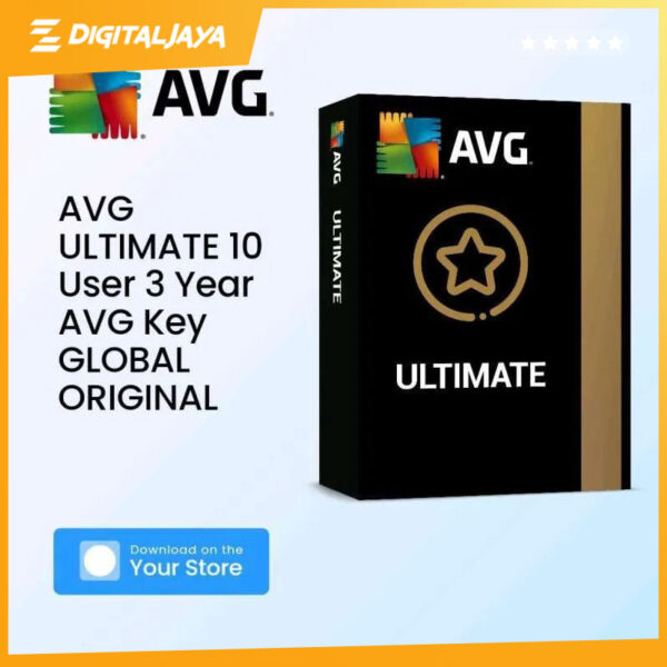 Antivirus AVG Ultimate Original Subscription 3 Tahun - 1 PC