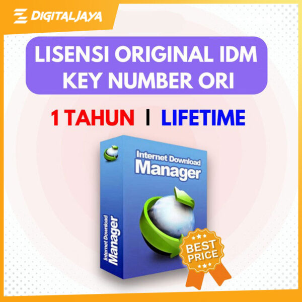 Internet Download Manager Lifetime Lisensi - 1 Tahun