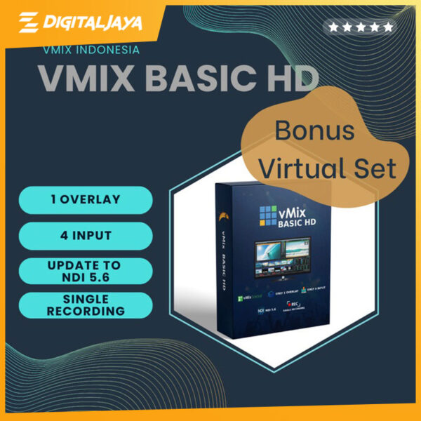 vMix License Software Original - vMix Basic HD