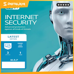 ESET Internet Security (3 perangkat, 1 tahun)